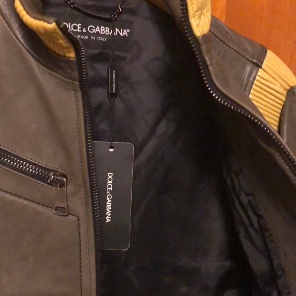 Dolce & Gabbana Men’s Leather Jacket - Picture 2 of 8